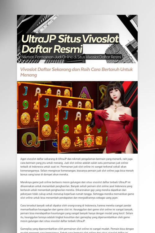Bermain dan Menang Bersama Slot Online Indonesia Terbaik